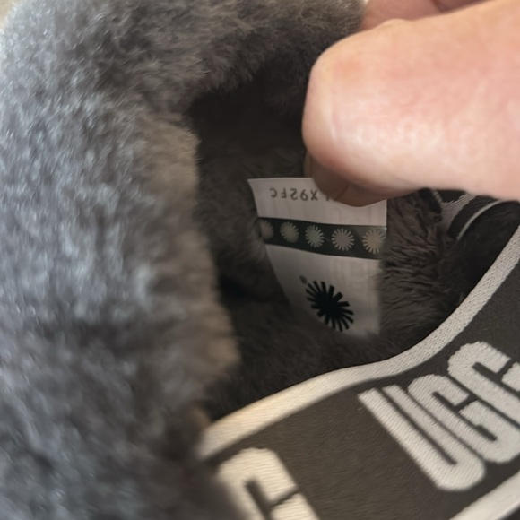 UGG Fluff Yeah Slide, Charcoal, Women’s Size 6, new without box - Picture 5 of 6